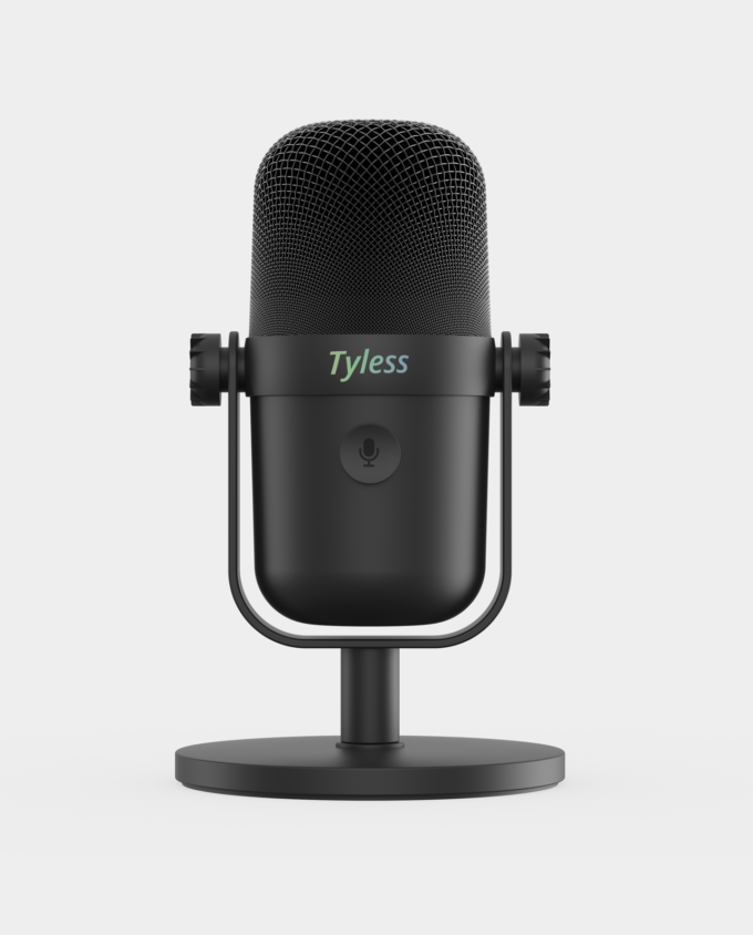 Tyless GM12 RGB Lighting USB Condenser Studio Microphone Noise Reduction Recording Gaming Desktop Mic