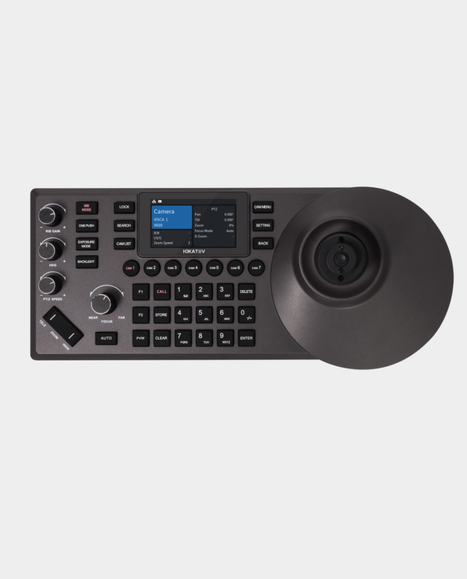 Tyless KC20N PTZ Camera Joystick Controller with LCD Screen Real-time Preview Support NDI